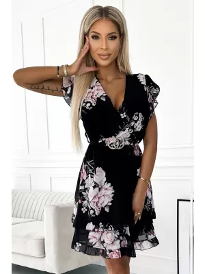 Rochie NUMOCO PATRIZIA 468-2 NEGRU