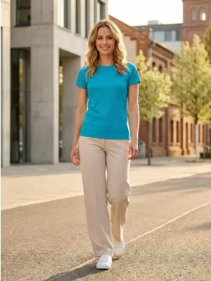 Tricou funcțional de damă ALTISPORT NoPrint NP/ALW041 TURCOAZ