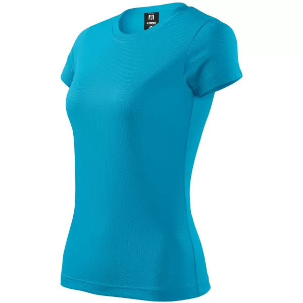  Tricou funcțional de damă ALTISPORT NoPrint NP/ALW041 TURCOAZ 