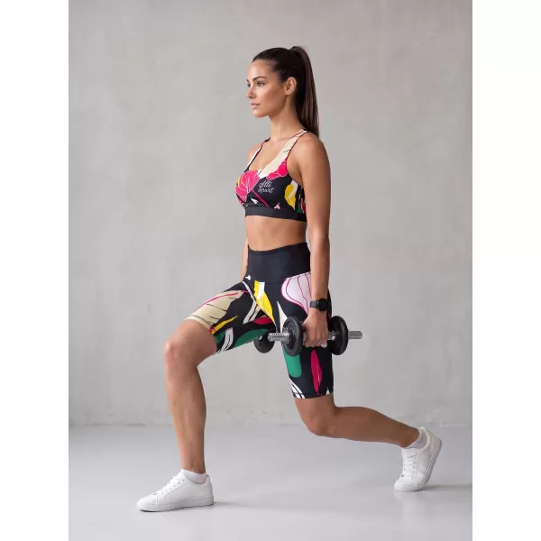  Jambiere funcționale premium pentru femei deasupra genunchiului ALTISPORT VOJ/ALW042LEG02 NEGRU 