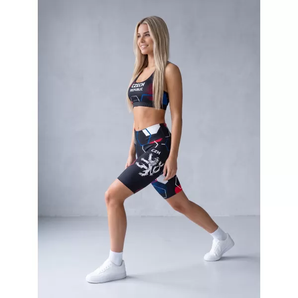  Jambiere funcționale premium pentru femei deasupra genunchiului ALTISPORT VOJ/ALW036LEG02 HEXA NEGRU 