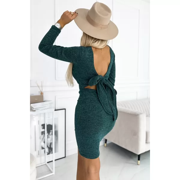  Rochie NUMOCO 518-1 VERDE 