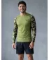 Compresia funcțională a bărbaților T -thirt premium ALTISPORT VOJ/ALM038TR03 GREEN/KAKI