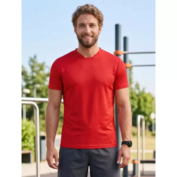  Tricou funcțional pentru bărbați ALTISPORT NoPrint NP/ALM421 ROȘU 