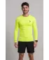 Tricou de compresie funcțional premium pentru bărbați ALTISPORT VOJ/ALM000TR03 GALBEN NEON