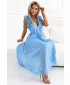 Rochie NUMOCO MIRABELLA 549-2 ALBASTRU