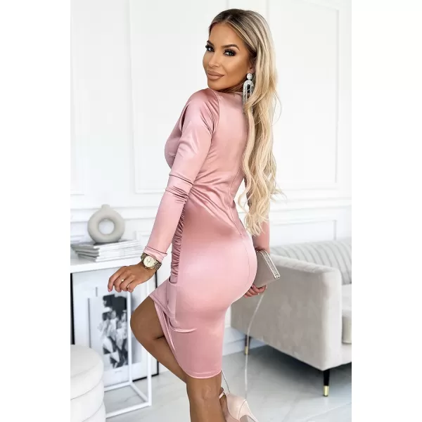  Rochie NUMOCO 477-1 ROZ 