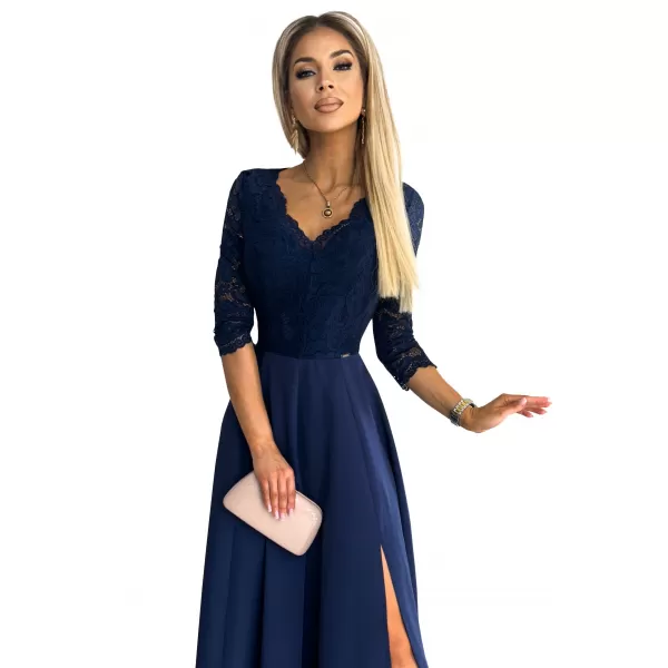  Rochie NUMOCO AMBER 309-6 ALBASTRU 