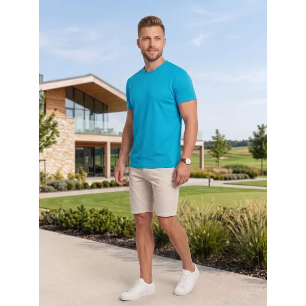  Tricou funcțional pentru bărbați ALTISPORT NoPrint NP/ALM421 TURCOAZ 
