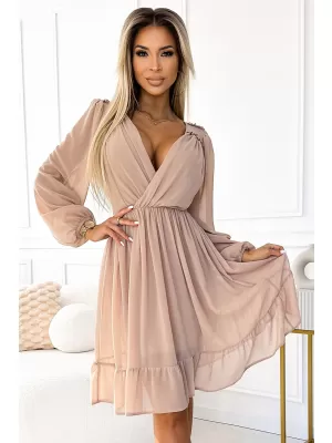Rochie NUMOCO MILA 538-1 BEJ