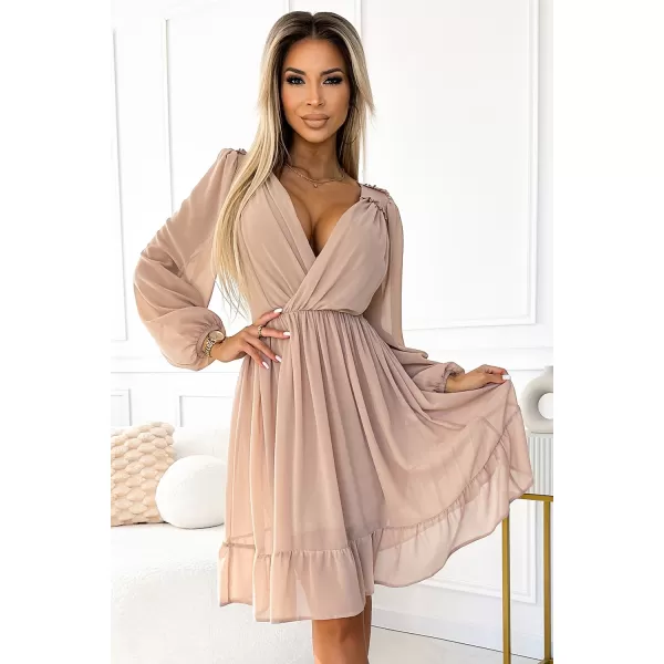  Rochie NUMOCO MILA 538-1 BEJ 