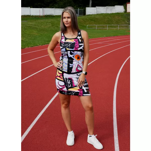  Rochie funcțională vestă de damă ALTISPORT VOJ/ALW041SAT01 NEGRU 