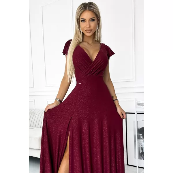  Rochie NUMOCO CRYSTAL 411-8 ROŞU 