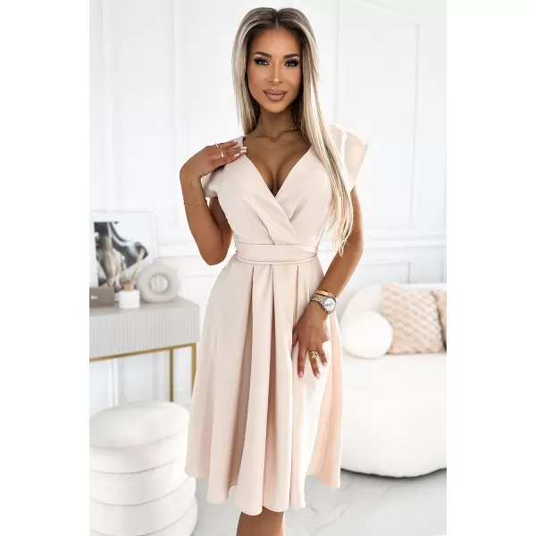  Rochie NUMOCO SCARLETT 348-7 BEJ 
