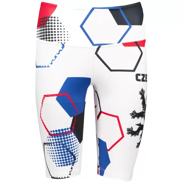  Jambiere funcționale premium pentru femei deasupra genunchiului ALTISPORT VOJ/ALW036LEG02 HEXA ALB 