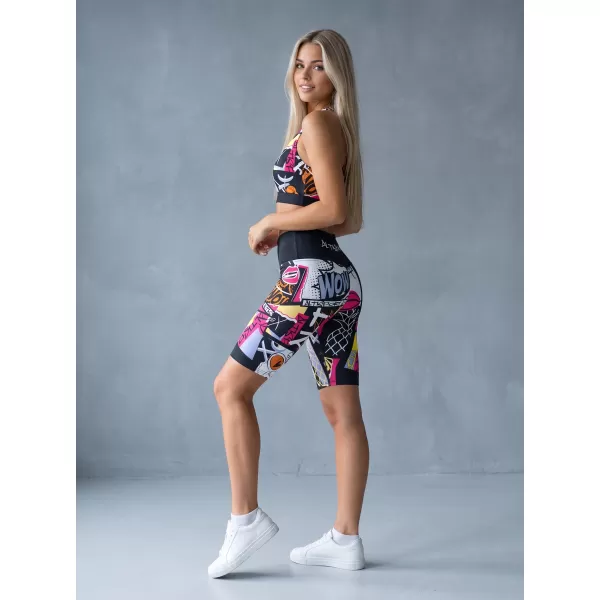  Jambiere funcționale premium pentru femei deasupra genunchiului ALTISPORT VOJ/ALW041LEG02 NEGRU 