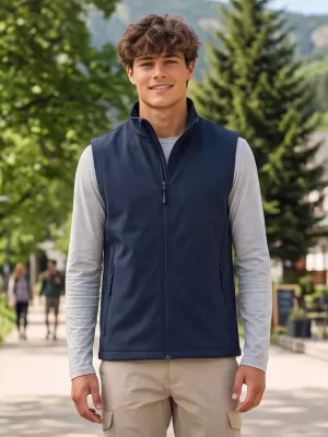 Vestă softshell pentru bărbați ALTISPORT NoPrint NP/ALM8211NJ BLEUMARIN/MARINĂ