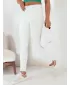 Pantalonii pentru doamne DSTREET BRENO UY1993 ALB