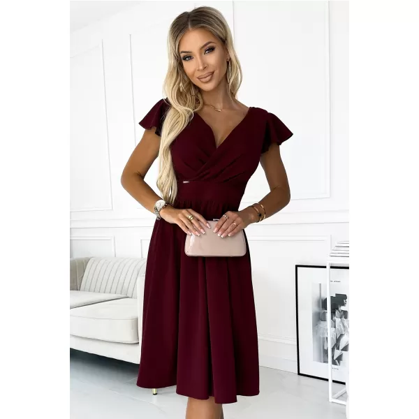  Rochie NUMOCO MATILDE 425-4 ROŞU 