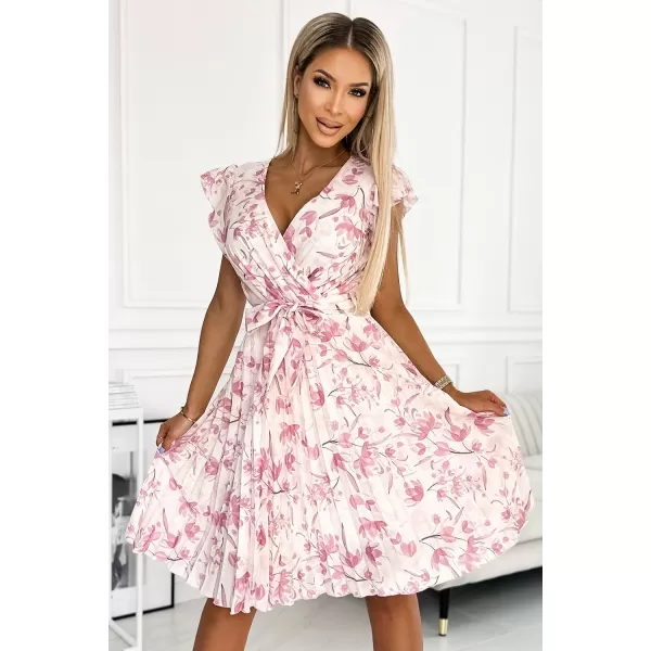 Rochie NUMOCO POLINA 374-6 ROZ 