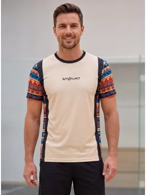 Tricou funcțional premium pentru bărbați ALTISPORT VOJ/ALM043TR01 BEJ