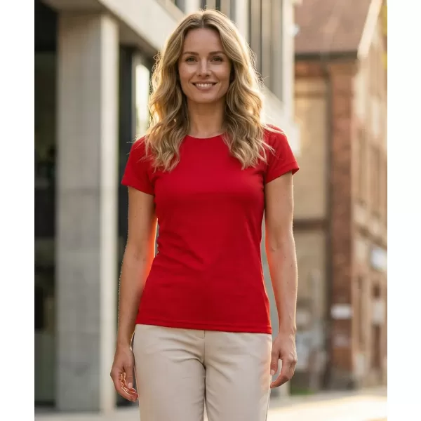  Tricou funcțional de damă ALTISPORT NoPrint NP/ALW041 ROȘU 