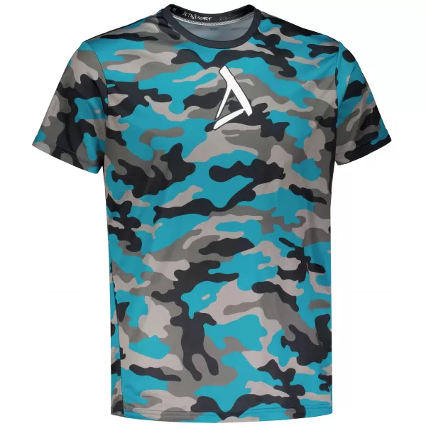  Tricou funcțional premium pentru bărbați ALTISPORT VOJ/ALM038TR01 KEROSEN/NEGRU 