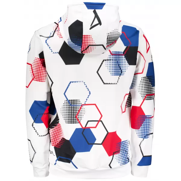  Hanorac funcțional premium pentru bărbați ALTISPORT VOJ/ALM036MI01 HEXA WHITE 