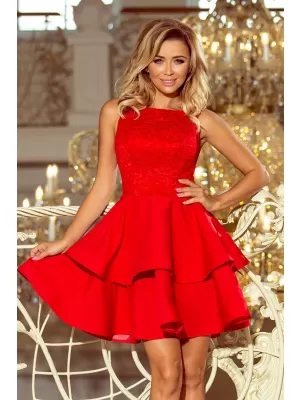 Rochie NUMOCO LAURA 205-1 ROŞU