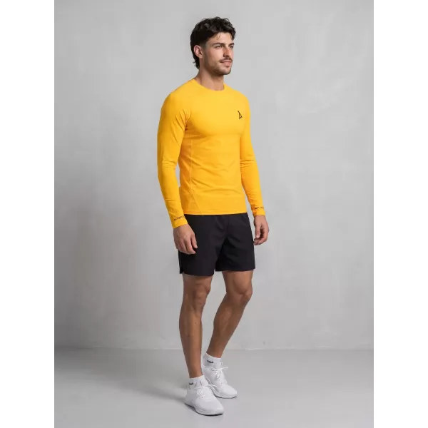  Tricou de compresie funcțional premium pentru bărbați ALTISPORT VOJ/ALM000TR03 PORTOCALE 