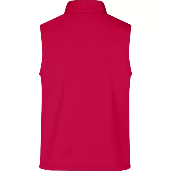  Vestă softshell pentru bărbați ALTISPORT NoPrint NP/ALM8211NJ ROȘU/NEGRU 