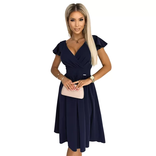  Rochie NUMOCO MATILDE 425-3 ALBASTRU 