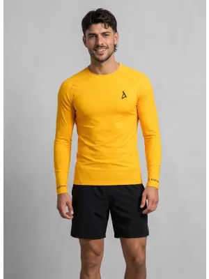 Tricou de compresie funcțional premium pentru bărbați ALTISPORT VOJ/ALM000TR03 PORTOCALE