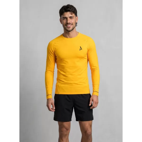  Tricou de compresie funcțional premium pentru bărbați ALTISPORT VOJ/ALM000TR03 PORTOCALE 