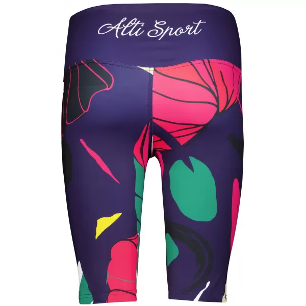  Jambiere funcționale premium pentru femei deasupra genunchiului ALTISPORT VOJ/ALW042LEG02 ALBASTRU INCHIS 