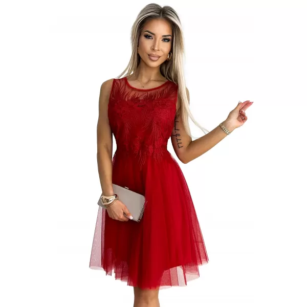  Rochie NUMOCO CATERINA 522-3 ROŞU 