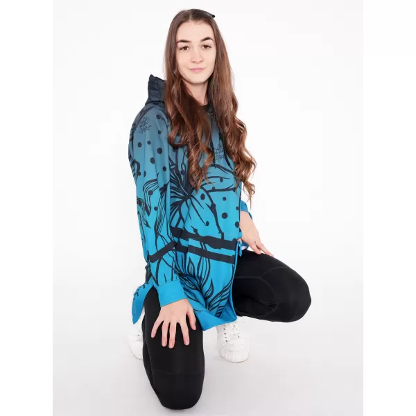  Hanorac funcțional premium pentru femei ALTISPORT VOJ/ALW045MI03 SMARALD/NEGRU 