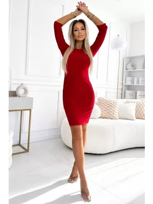 Rochie NUMOCO ELEONORA 529-3 ROŞU