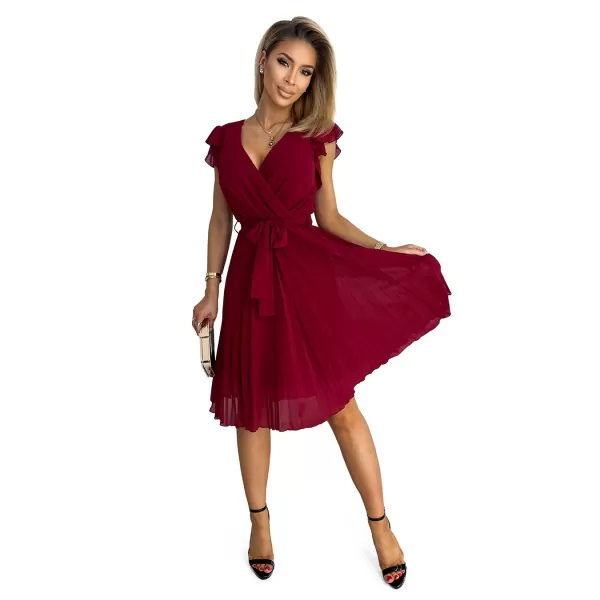  Rochie NUMOCO POLINA 374-2 ROŞU 