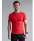 Tricou de compresie funcțional premium cu mâneci scurte pentru bărbați ALTISPORT VOJ/ALM000TR04 ROȘU