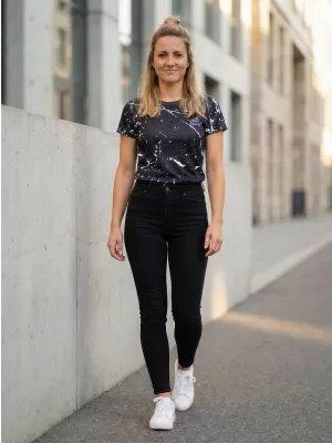 Tricou funcțional premium pentru femei ALTISPORT VOJ/ALW034TR01 ALB