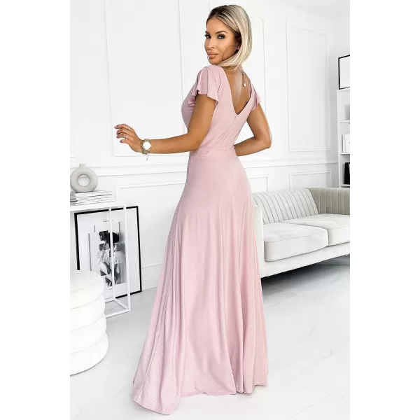  Rochie NUMOCO CRYSTAL 411-6 ROZ 