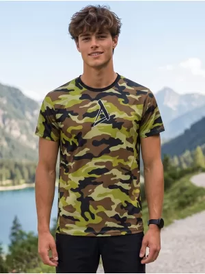 Tricou funcțional premium pentru bărbați ALTISPORT VOJ/ALM038TR01 ARMY VERDE
