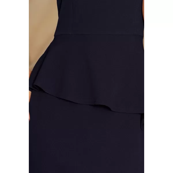  Rochie NUMOCO MIDI A192-4 ALBASTRU 