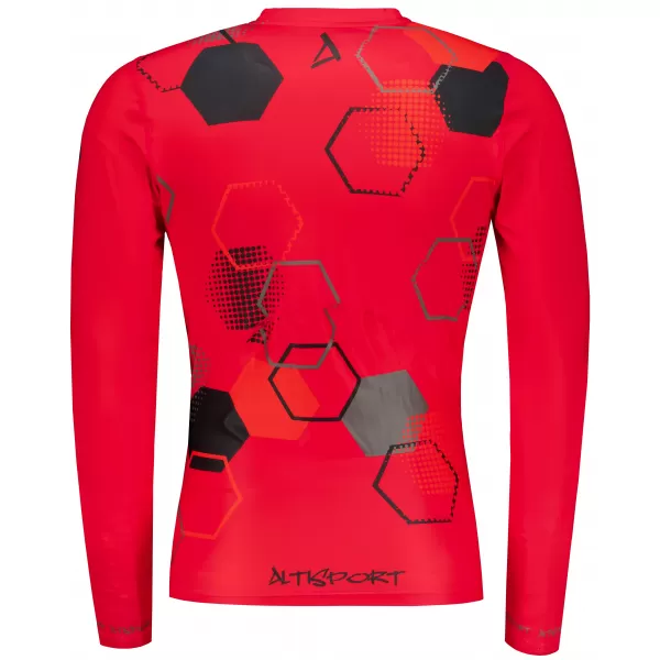  Tricou de compresie funcțional premium pentru bărbați ALTISPORT VOJ/ALM037TR03 ROȘU 