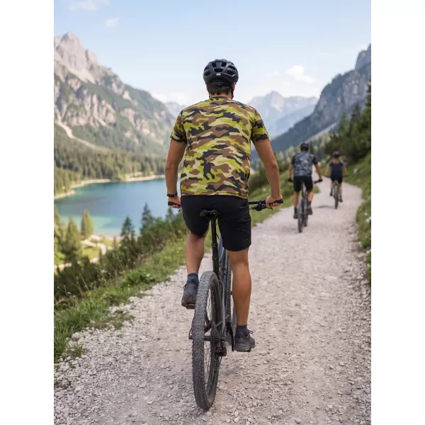  Tricou funcțional premium pentru bărbați ALTISPORT VOJ/ALM038TR01 ARMY VERDE 
