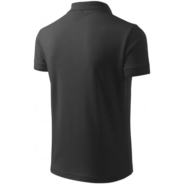  Tricou pentru bărbați cu guler ALTISPORT NoPrint NP/ALM302 EVIDENȚIERE ANTRACIT 