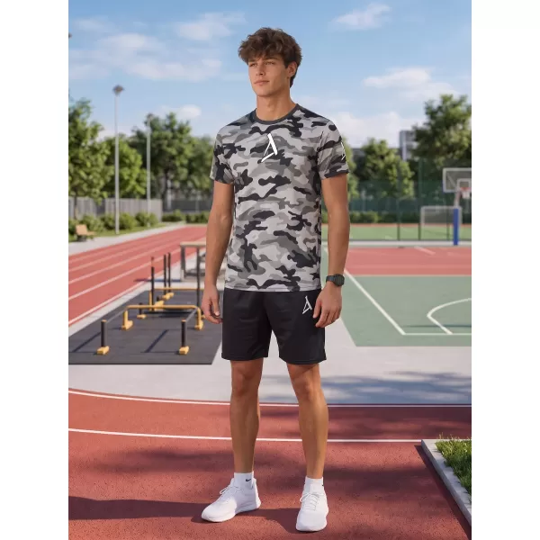  Tricou funcțional premium pentru bărbați ALTISPORT VOJ/ALM038TR01 GRI 