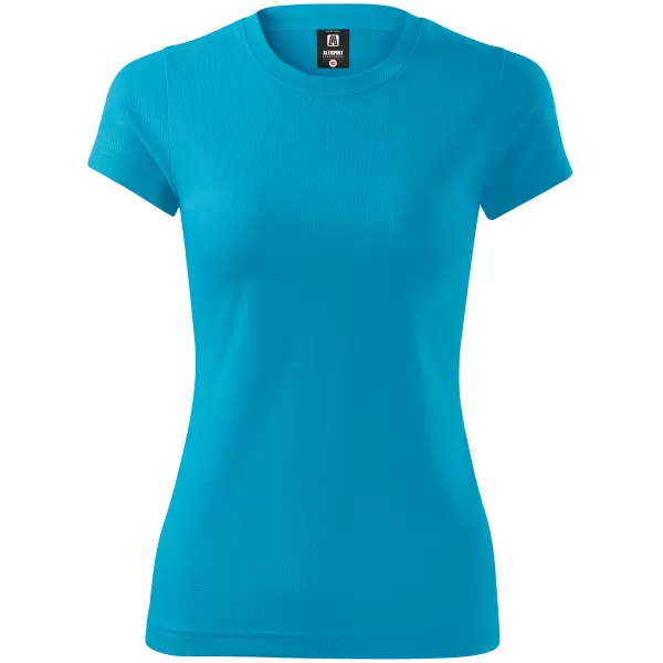  Tricou funcțional de damă ALTISPORT NoPrint NP/ALW041 TURCOAZ 