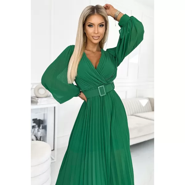  Rochie NUMOCO KLARA 414-3 VERDE 